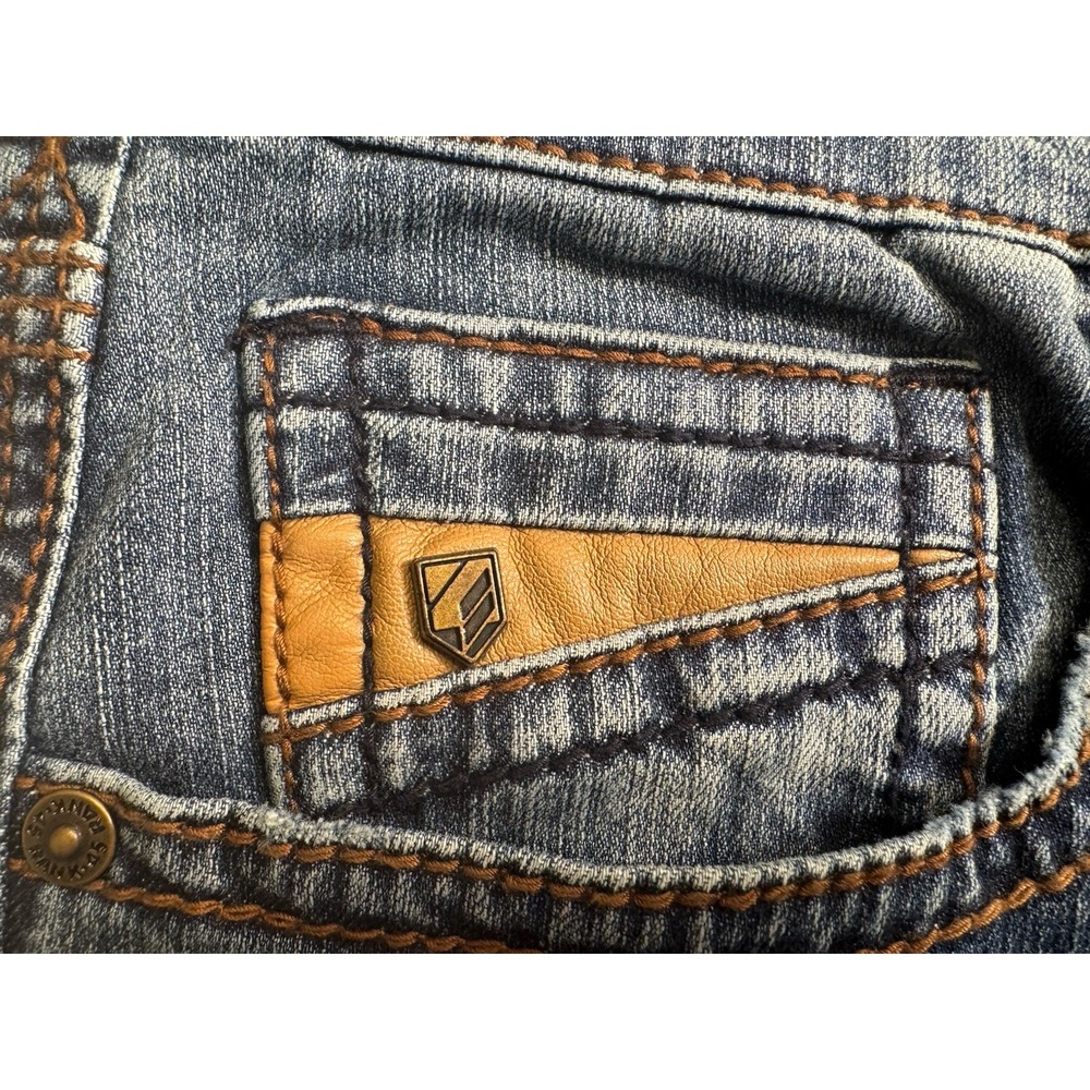 Rank 45 Men's Slim Straight Medium Wash Jeans, 34x34, NWOT tags Rugged Western - Picture 8 of 16